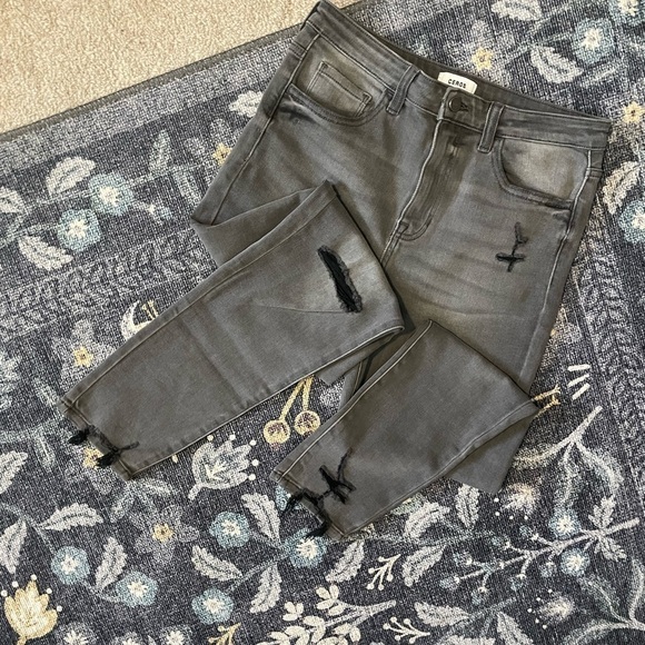 Ceros Skinny Ankle Gray Black Jeans Women’s Stretch Size 30 New - Picture 15 of 15